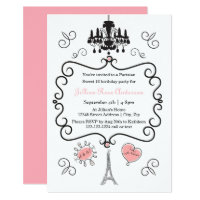 French Birthday Invitations & Announcements | Zazzle