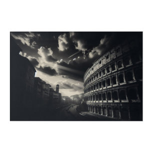 Parisian Tower Grace in Monochrome – Eiffel Beauty Acrylic Print