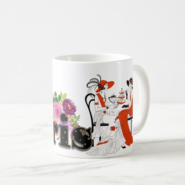 Parisian Travel Paris with Love Coffee Mug (Front Right)