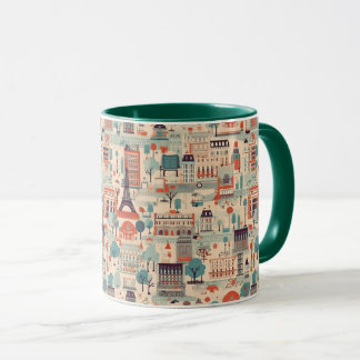 Parisian Vintage Day Mug