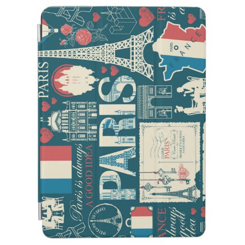 Parisian Vintage French Republic Elegance iPad Air Cover