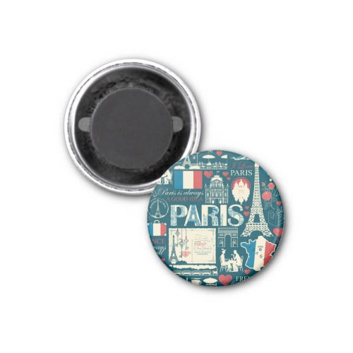 Parisian Vintage French Republic Elegance Magnet