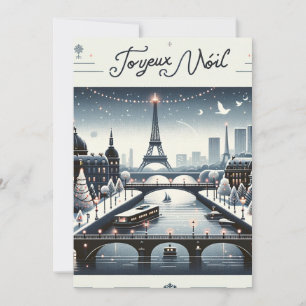 Parisian Winter Elegance, City of lights Invitation