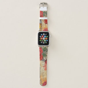 Parisian Woman: Eiffel Tower Retro. Apple Watch Band