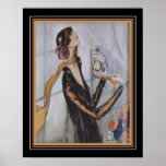 Parisienne 1920's Perfume Ad 16x20 Poster<br><div class="desc">1920's Art Deco,  vintage,  perfume advertisement. 16x20 shown here. Available in other sizes.</div>