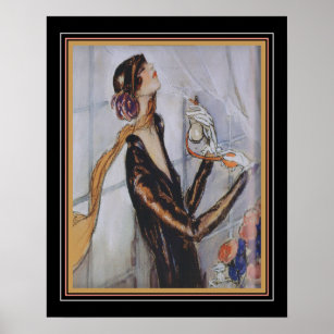 Parisienne 1920's Perfume Ad 16x20 Poster