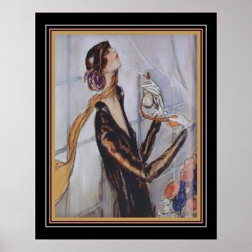 Parisienne 1920s Perfume Ad 16x20 Poster