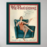 Parisienne  Art Deco "Smoke Rings"  1929 Print<br><div class="desc">16 x  20 Art Deco Cover by Vie Parisienne</div>