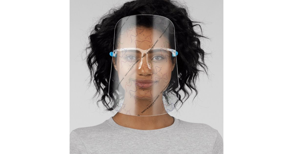 Parity In Quantum Mechanics Physics Face Shield Zazzle