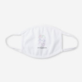 Parity In Quantum Mechanics Physics White Cotton Face Mask (Front)