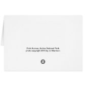 Park Avenue, Arches National Park Cards (Back Horizontal)