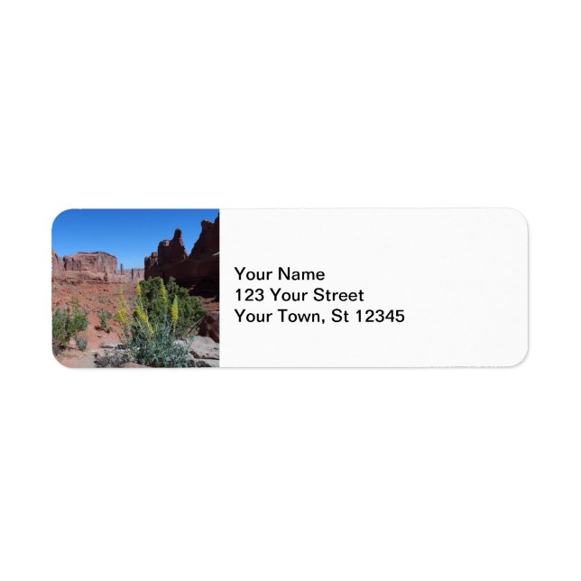 Park Avenue- Arches National Park Label (Front)