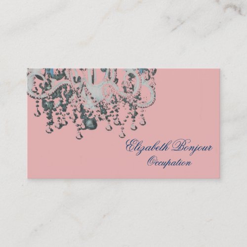 Park Avenue Chandelier ~ Business Card Chic