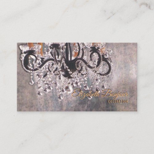 Park Avenue Chandelier PAPER  SIZE OPTIONS _ Business Card