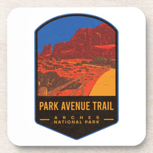 Park Avenue Trail Arches National Park Beverage Coaster