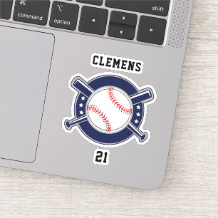 Park Baseball Softball Team Custom Name Sticker