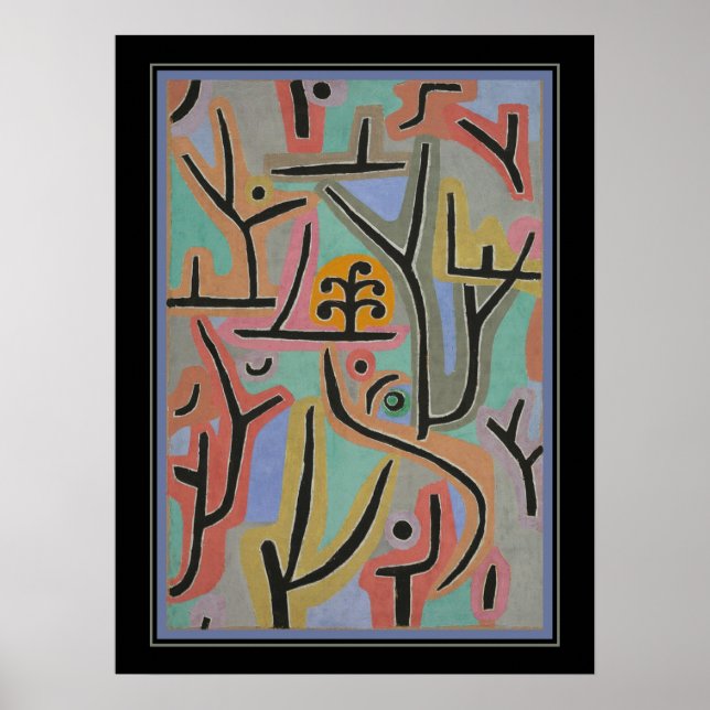 "Park Bei Lu " by Paul Klee Poster (Front)