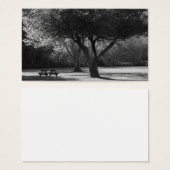 Park Bench and Tree Photo (Front & Back)