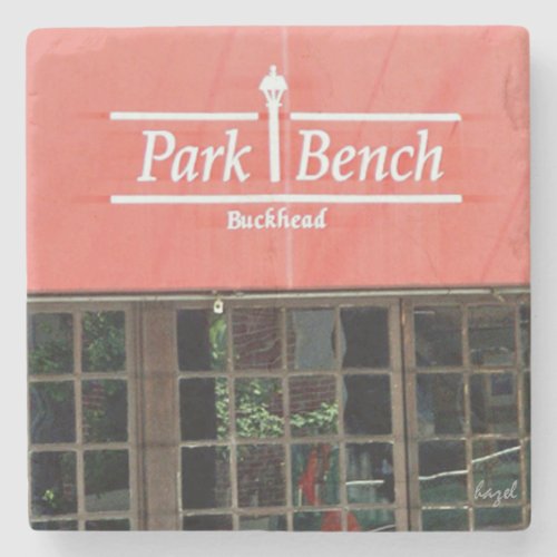 Park Bench Pub Buckhead Park Bench Atlanta Park  Stone Coaster