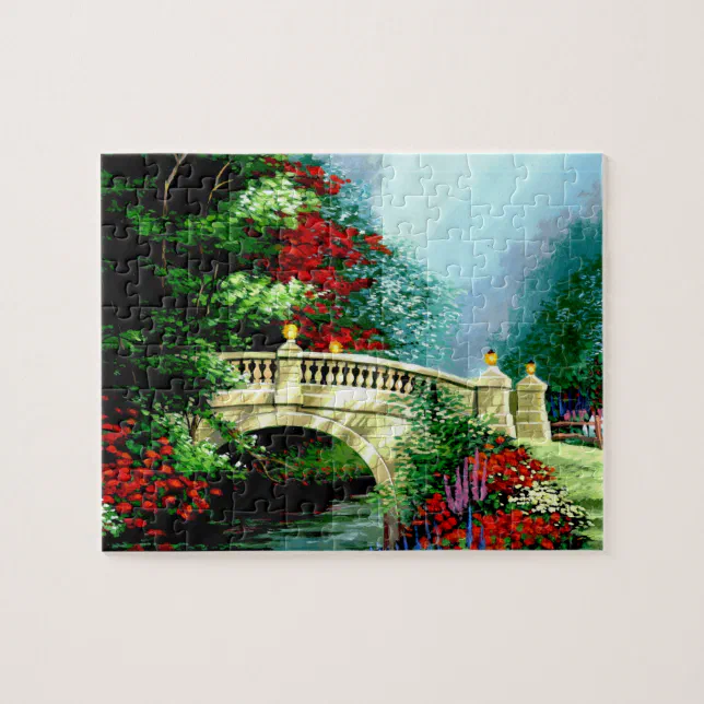 Park Bridge Jigsaw Puzzle | Zazzle