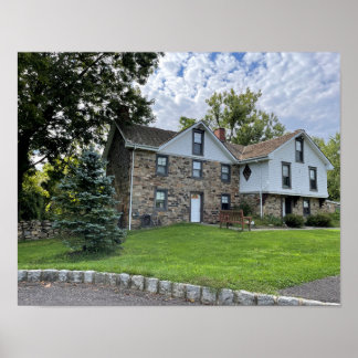 Park Building with Tree Poster