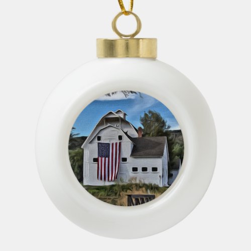 Park City Barn Ornament