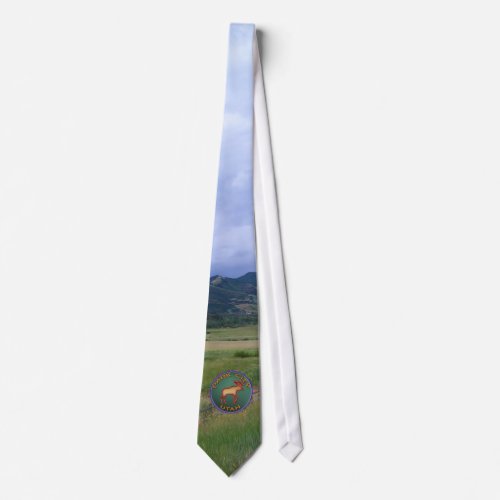 Park City Moose Medallion Tie