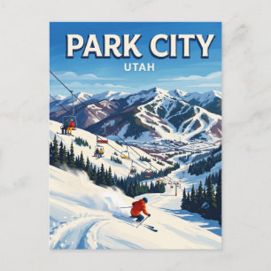 Park City Mountain Resort Utah Postcard