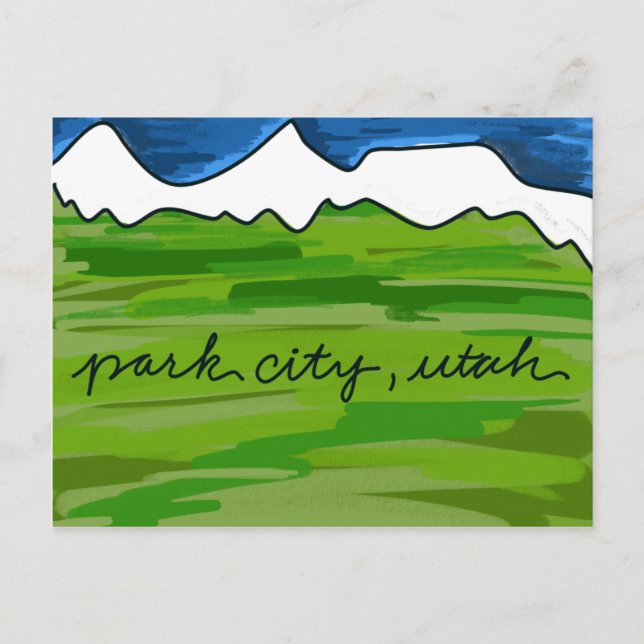 Park City Mountains Postcard (Front)