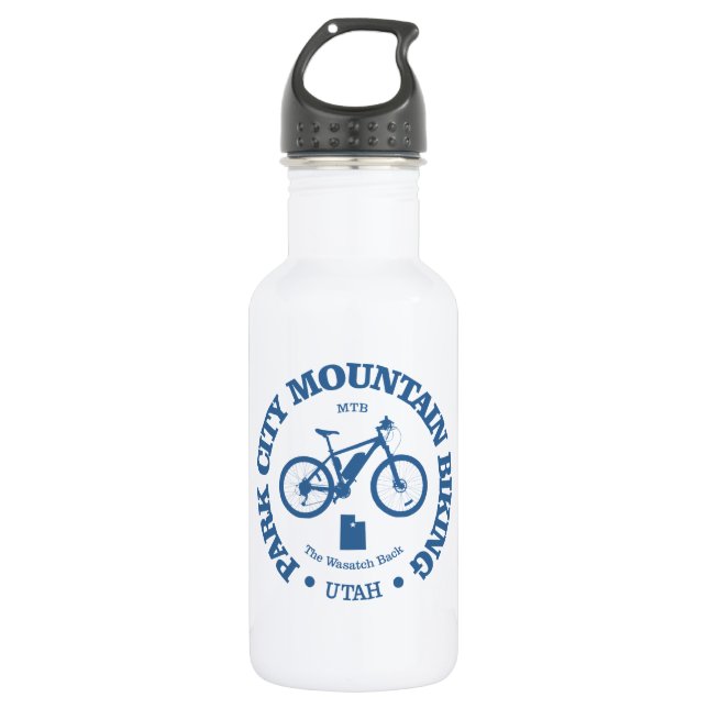 Park City (MTB) Stainless Steel Water Bottle (Front)