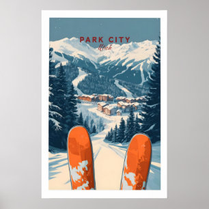 Park City Ski Print 1