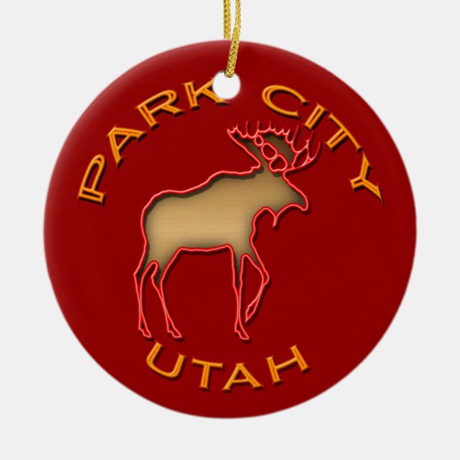 Park City Souvenir Ornament (Front)