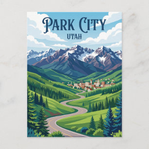 Park City USA Postcard
