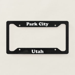 Park City UT - LPF License Plate Frame