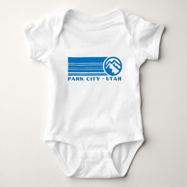 Park City Utah Baby Bodysuit (Front)