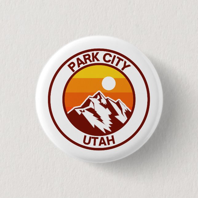 PARK CITY UTAH BUTTON (Front)