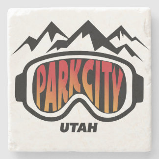 Park City Utah Collectible Marble Coaster