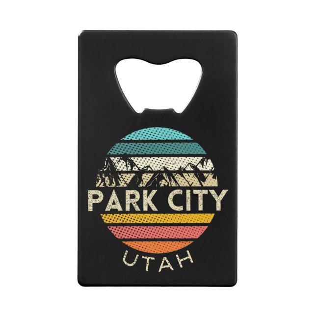 Park City Utah Credit Card Bottle Opener (Front)