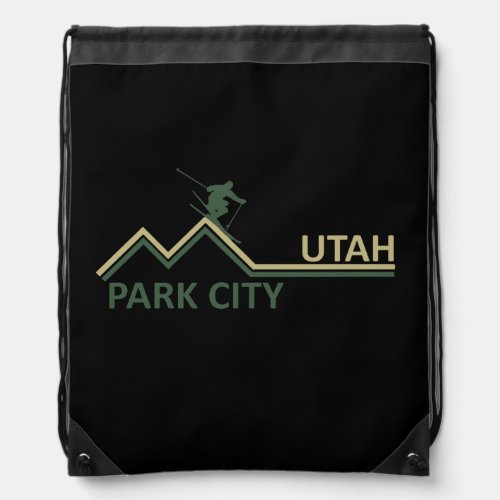 Park city utah drawstring bag
