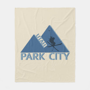 Park city Utah Fleece Blanket