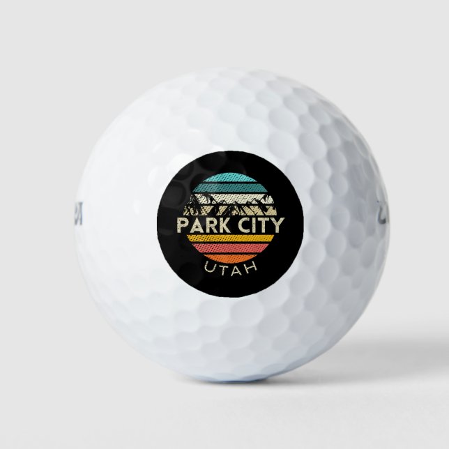 Park City Utah Golf Balls (Front)