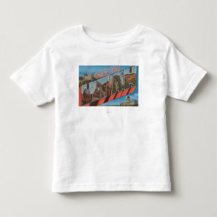 Park City, Utah - Large Letter Scenes Toddler T-shirt
