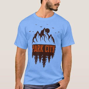park city utah mountain retro  T-Shirt