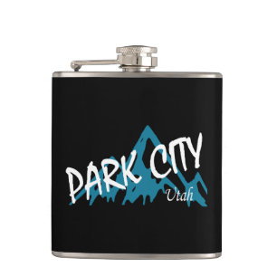 Park City Utah Mountains Flask