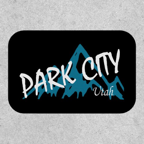 Park City Utah Mountains Patch
