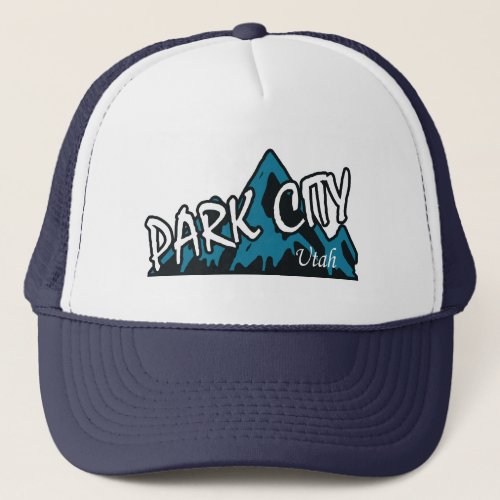 Park City Utah Mountains Trucker Hat