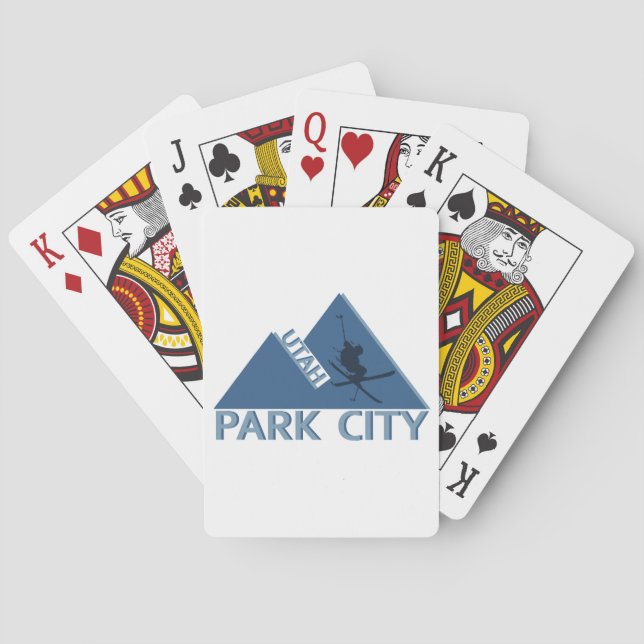 Park city Utah Poker Cards (Back)
