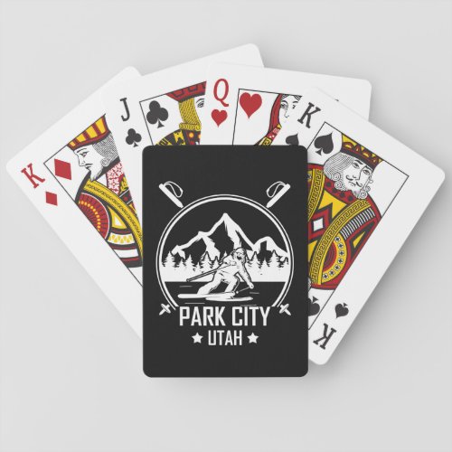 Park city Utah Poker Cards