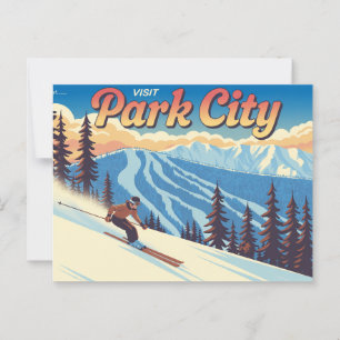 Park City Utah Postcard