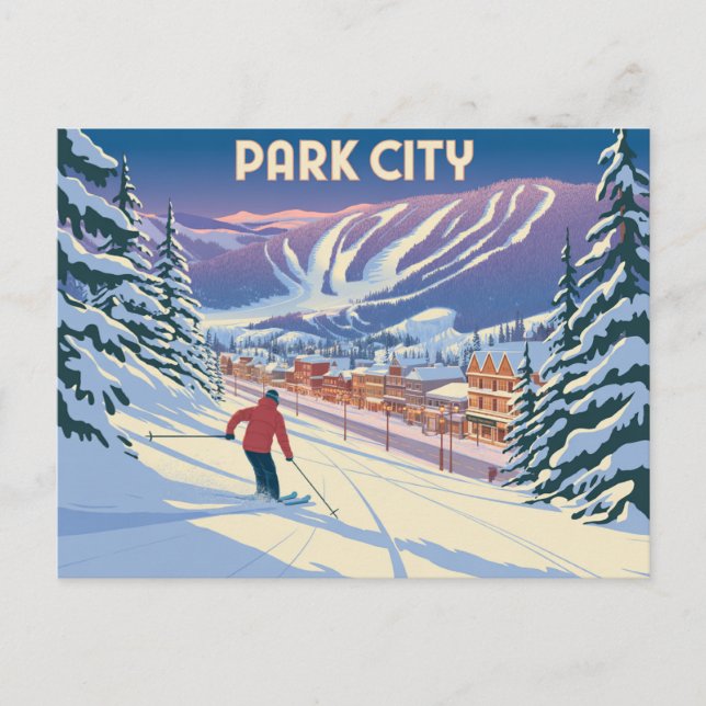 Park City Utah Postcard (Front)